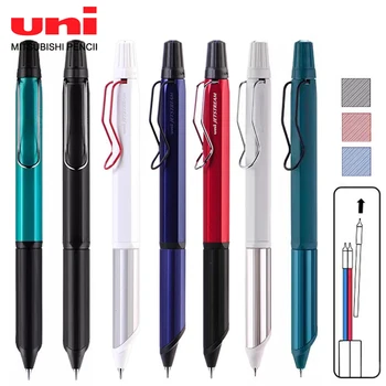 1 adet Japonya TEK JETSTREAM Ultra İnce Jel Kalem Çok Fonksiyonlu Kalem SXE3-2503 Kırmızı Mavi Siyah Mürekkep Metal Sevimli Kırtasiye Öğrenci Hediyeler