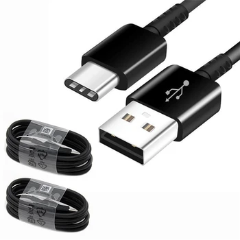 10 Adet Hızlı şarj Tipi c USB - C USB A Sync Şarj Kablosu 1.2 M 4FT Samsung Galaxy s8 s10 S20 Huawei Htc lg
