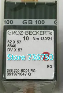 100 Adet Orijinal Groz-Beckert İğne DVX57 62X57 5640 DV X 57 Dikiş makine yedek parçaları