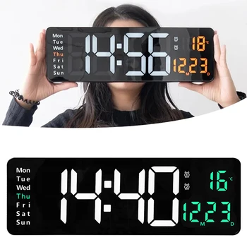 16 inç Ekranlı Geniş Ekranlı Saat Oturma Odası için Şık Duvar Asma Saatleri