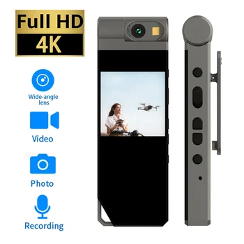 2023 Yeni Ürünler 2K H. 264 Mov Mini Kamera Taşınabilir Dijital Video Kaydedici vücut kamerası Gece Görüş Kaydedici Minyatür Kamera