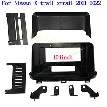 2Din için araba Radyo Fasya Nissan X-trail xtrail 2021 2022 DVD Stereo Paneli Dash Montaj Kurulum Kiti Trim Yüz Çerçeve Çerçeve