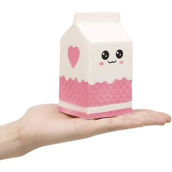 4.8 İnç Squishies Süt Torbası Karton Yavaş Yükselen Kawaii Kokulu Squishies Takılar Sıkıştırmasını Oyuncak 1 Adet Renk Rastgele