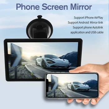7 İnç Araba Radyo Multimedya Video oyuncu dokunmatik ekranı Kablosuz Apple CarPlay Tablet Android Otomatik Stereo Bluetooth Navigasyon