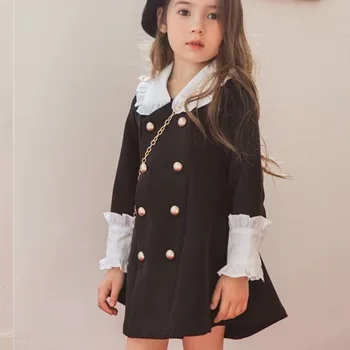 Bebek Çocuk Kız Elbise Tutu Prenses Elbiseler Kız Patchwork Elbise Çocuk Rahat Giyim Giyim 2 ila 7 Yıl Vestidos