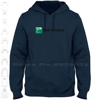 BNP Paribas logo Yüksek kaliteli kapüşonlu Yeni Grafik Sweatshirt