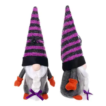 Cadılar bayramı Gnome Dekor İsveç Tomte Peluş Cüce Elf Süslemeleri İçin Bahar Yaz Ev Pastel Cadılar Bayramı Mutfak Toplu Hediye