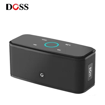 DOSS SoundBox Dokunmatik Kontrol bluetooth hoparlör Taşınabilir Kablosuz Hoparlörler Stereo Bas Ses Kutusu Dahili Mikrofon Bilgisayar PC için