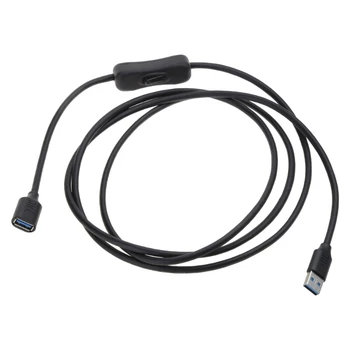 Düz kafa USB Uzatma Kablosu, Erkek-Dişi Uzatma Kablosu Veri Aktarım Hattı ile Veri İletimini Destekler