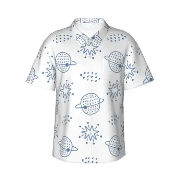 Dış Mekan Çocuksu Erkek Casual Hawaii Gömlek Kısa Kollu Düğme Aşağı Plaj Gömlek Tropikal Çiçek Gömlek