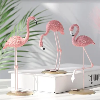 Flamingo süs standı sanat heykeli sanat hediye