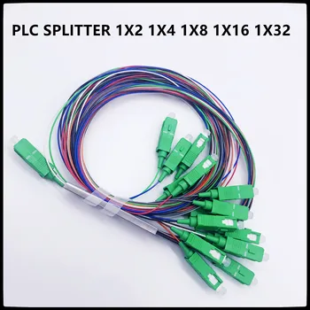 Ftth Fiber Optik PLC Ayırıcı 1x2 1x4 1x8 1x16 1x32 SC/APC SM Tek Modlu G657A1 FTTH PLC Ayırıcı APC Konektörü SC Konektörü