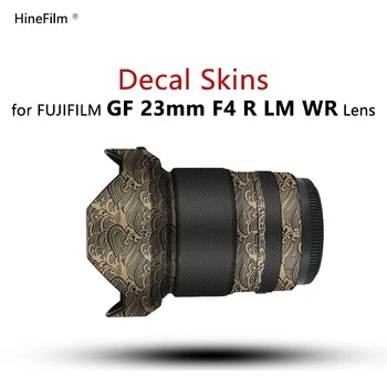 Fuji GF23 F4 Lens Sticker 23 F4 çıkartma kaplama Fujifilm GF 23mm f / 4.0 R LM WR Lens Koruyucu Anti-scratch Wrap Kapak