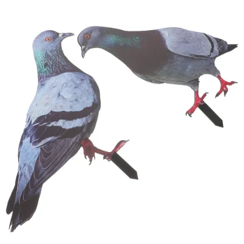 Güvercin Bahçe Dekorasyon İşareti Yard Çim Kazık Süs Aksesuar Kazık Eklemek Minyatür Hayvanlar