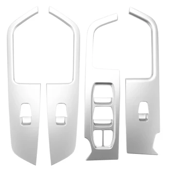 Hyundai için Ix25 Creta Krom İç Kapı pencere kol dayama anahtarı Kapağı Dekorasyon Kontrol Paneli Oto Aksesuarları 2015-2019