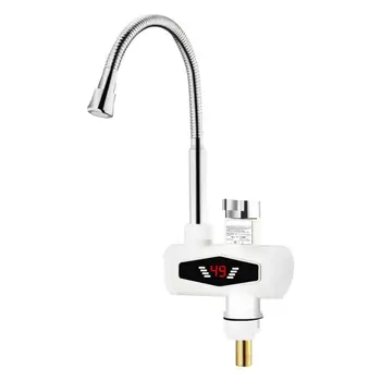 Hızlı ısıtma musluk suyu musluk 220V mutfak lavabo musluğu Anında Tankless elektrikli mutfak banyo hızlı ısıtma musluk suyu musluk