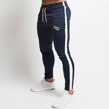 Jogger sonbahar casual streetwear pamuklu pantolon kas moda erkek spor pantolon spor salonları egzersiz vücut geliştirme erkek giyim