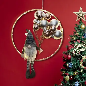 Led ışık Noel Dekorasyon Renkli Led Noel Gnome Süslemeleri Şenlikli askı süsleri Tatil Partileri için Ev