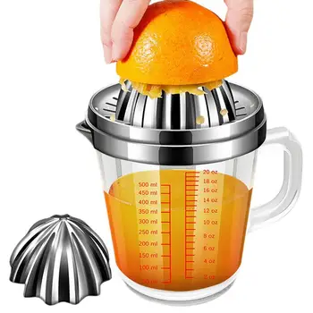 Limon Sıkacağı Narenciye Portakal El Sıkacağı Basın Makinesi İle Çift Ölçekli Ekran Taşınabilir Meyve Sıkacağı Mutfak Aksesuarları
