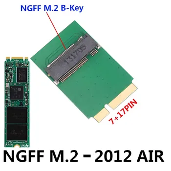 M. 2 NGFF SSD 17+7 Pin Adaptör kartı Kurulu İçin Macbook HAVA 2012 A1466 A1465