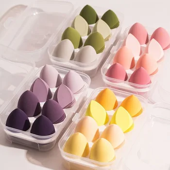 Makyaj Blender kozmetik Puf sünger yastık Vakfı toz güzellik aracı 4 adet yumurta