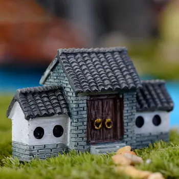 Minyatür süsler Dollhouse Bahçe el sanatları dekorasyon mikro heykelcik