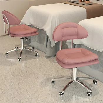 Modern Basit Berber Sandalyeleri Salon mobilyası Güzellik Salonu Tabure Makyaj Koltuğu Ev Kaldırma Döner Arkalığı büro sandalyeleri Z