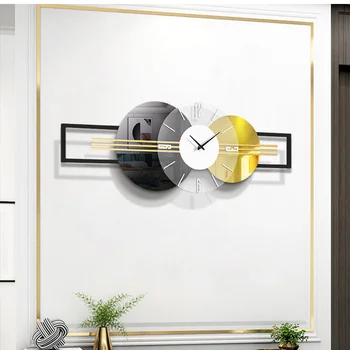Modern İskandinav Lüks duvar saati Yaratıcı duvar saati Basit Moda Ev Oturma Odası Dekorasyon Mecanismo Reloj Pared Ev