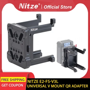 Nitze E2-FS-V3L Z Kam V Montaj Adaptörü QR Adaptörü Z Kam HDMI-SDI Dönüştürücü/E2 / E2-M4 S6 F6 F8 (Uzun Braket)