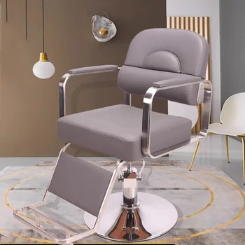 Profesyonel kuaför sandalyesi Döner Basit Pedikür Şekillendirici berber koltuğu Estetik Kuaför Stuhl salon mobilyaları MQ50BC