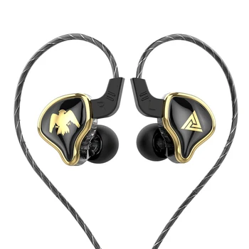 QKZ AK6 Ares HiFi Kablolu Kulaklık Dinamik kulaklıklar Gürültü Azaltma 3.5 mm Fiş tablet telefon Spor Koşu Kulakiçi