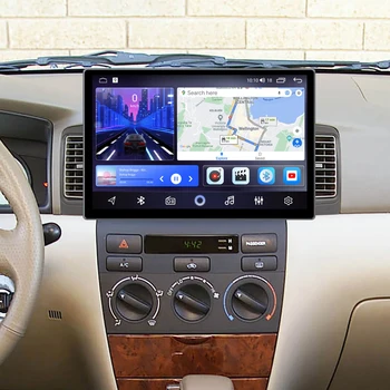 Toyota Corolla için E130 E120 2000-2004 QLED 2K 12.5 13.1 inç Android CarPlay Araba Multimedya Oynatıcı GPS Stereo Radyo DSP
