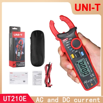 UNI - T UT210E Mini Kelepçe Metre Profesyonel 100A AC DC Dijital Ampermetre Pense Frekans Direnç Kapasite Multimetre Test Cihazı
