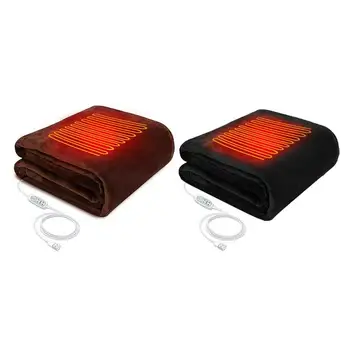 USB ısıtıcılı battaniye Elektrikli ısıtma ısıtma Şal Yıkanabilir 3 ısı Ayarları Zamanlama Fonksiyonu ile ısıtmalı battaniye Omuz Relax