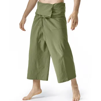 Yaz Sweatpants erkek pantolonları Gevşek Düz Bacak Dokuz Noktalı Trend İnce Sonbahar Duygu Geniş Bacak Pantolon Gevşek Spor Baggy Streetwear