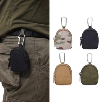 Yeni Stil Taktik EDC Kılıfı Anahtar Cüzdan Tutucu Erkekler bozuk para çantaları kılıf çanta Anahtarlık Fermuarlı Cebi Açık anahtar çantası