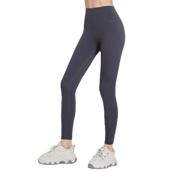Yeni Yüksek Bel Kadife Yastıklı Taban Yoga Pantolon kadın Açık Koşu Kalça Yükseltme Cep Egzersiz egzersiz pantolonları Tayt Tayt
